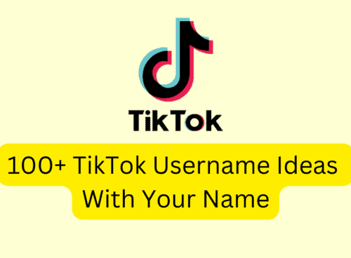 100+ TikTok Username Ideas With Your Name 6 100 TikTok Username Ideas With Your Name