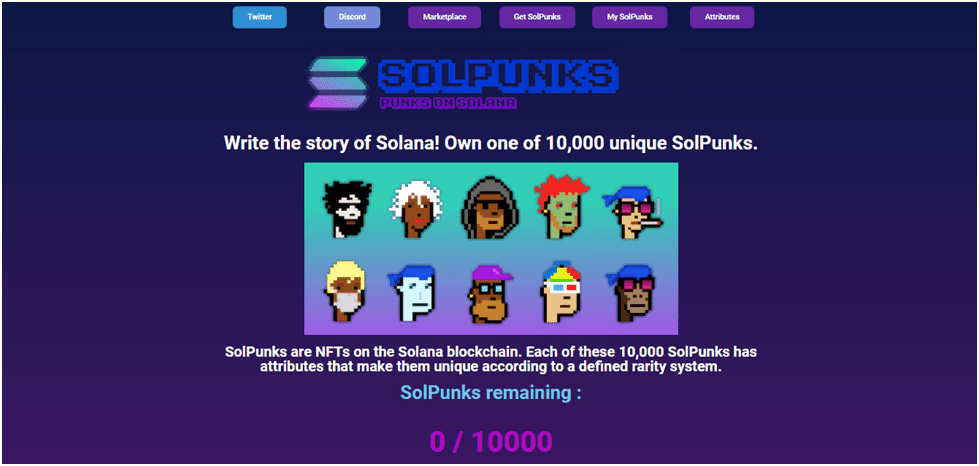 18 Best Solana NFT Marketplaces 13 SolPunks