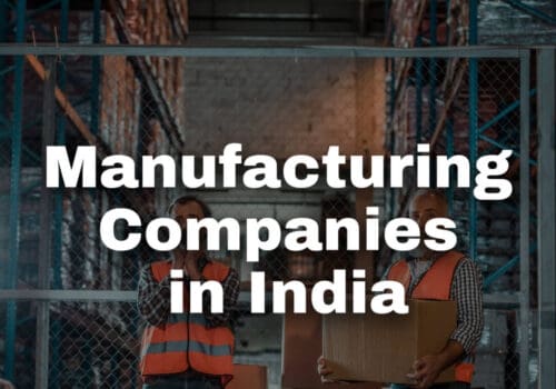 manufacturing companies in india