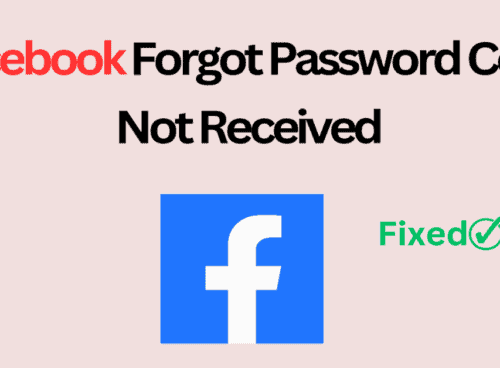 How To Fix Facebook Forgot Password Code Not Received