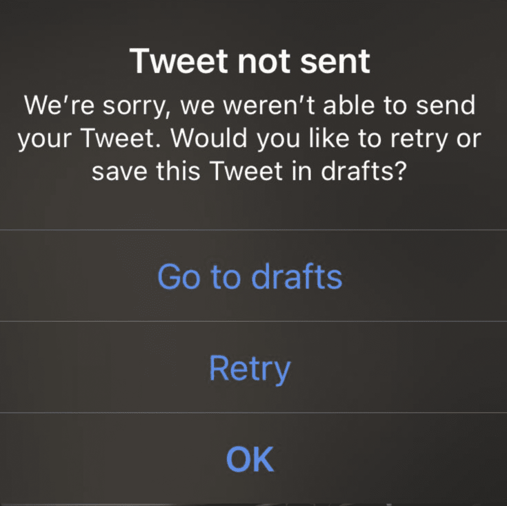 How to Fix "Tweet Not Sent" Error on Twitter 1 Tweet Not Sent Error on Twitter