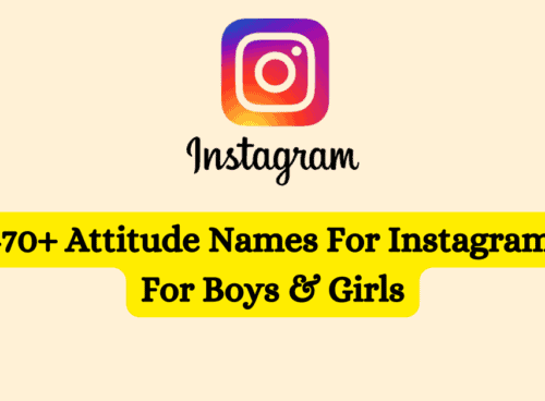 470+ Attitude Names For Instagram For Boys & Girls 14 470 Attitude Names For Instagram For Boys Girls