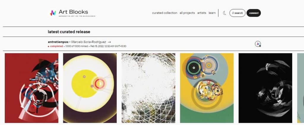 15 Best NFT Communities to Join 7 6_artblocks_Best NFT Communities