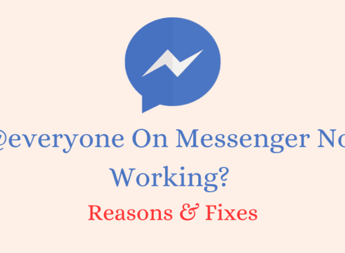@everyone On Messenger Not Working Reasons Fixes