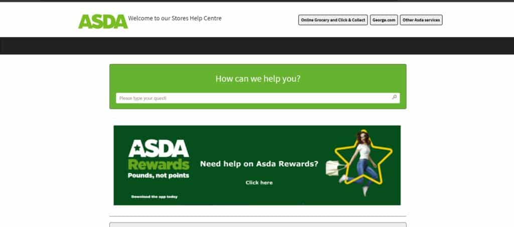 How To Fix ASDA Rewards Spin to Win Not Working 2 ASDA Support for Rewards Spin to Win Not Working