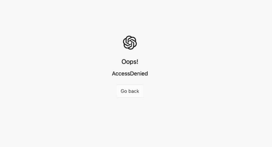 How to Fix "Access Denied" on OpenAI 1 Access Denied chatgpt openai