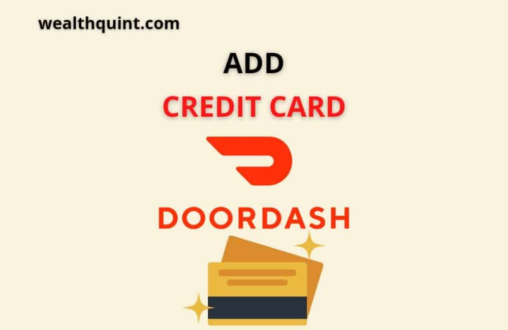 Add Credit Card Doordash