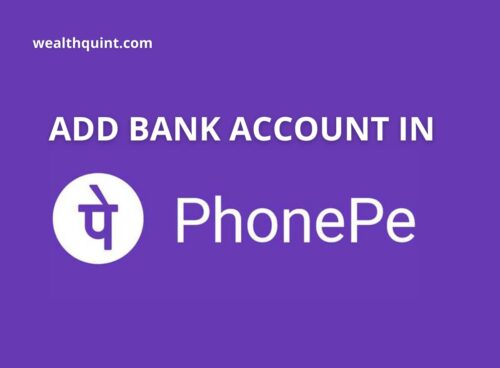 Add bank account in phonepe