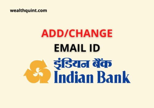 change Add emai ld in Indian Bank