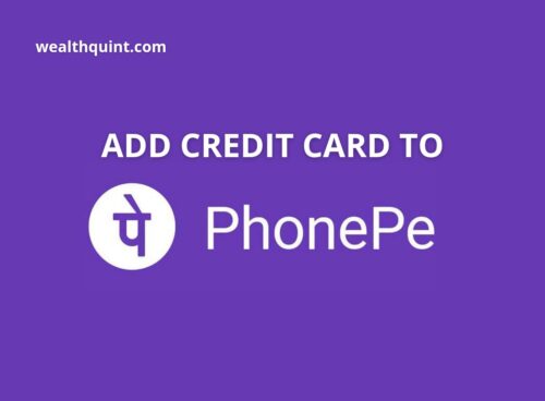 Add credit card to phonepe