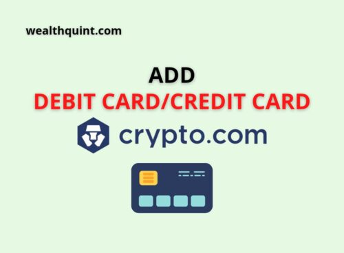 Add debit card credit card Crypto.com