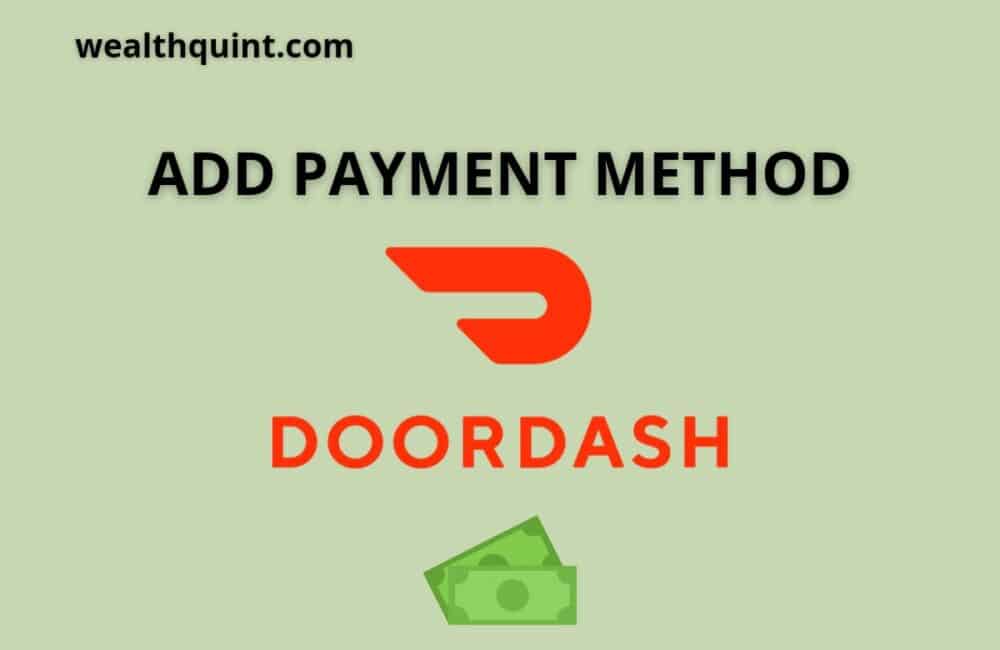 Add payment method doordash