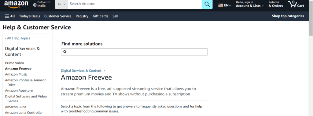 How To Fix Amazon Freevee Error code ITV-101 4 Amazon Freevee Error Code ITV 101 Support 1