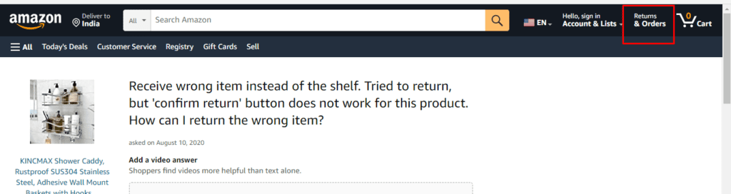 How to Fix Amazon Return Button Not Working 1 Amazon Return Button Not Working