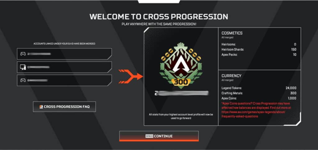 How To Fix Apex Legends Cross Progression Not Showing Up 2 Apex Legends Cross Progression Not Showing Up