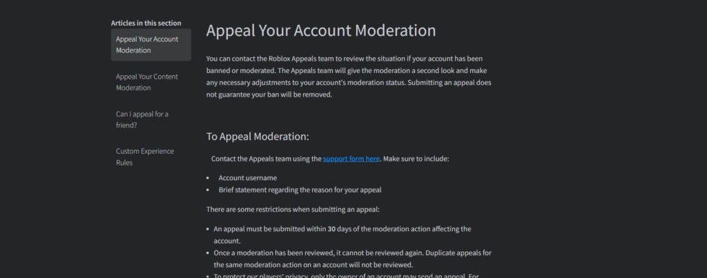 If You Get Banned From Roblox Do You Lose Everything 3 Appeal for roblox banned account