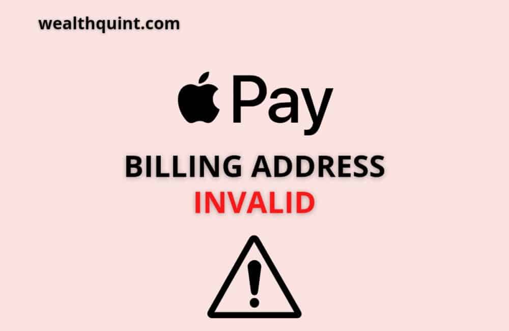 Apple Pay billing address invalid