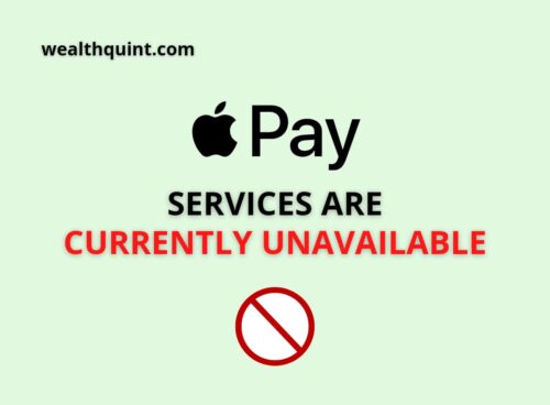 Apple Pay services are currenctly unavailable