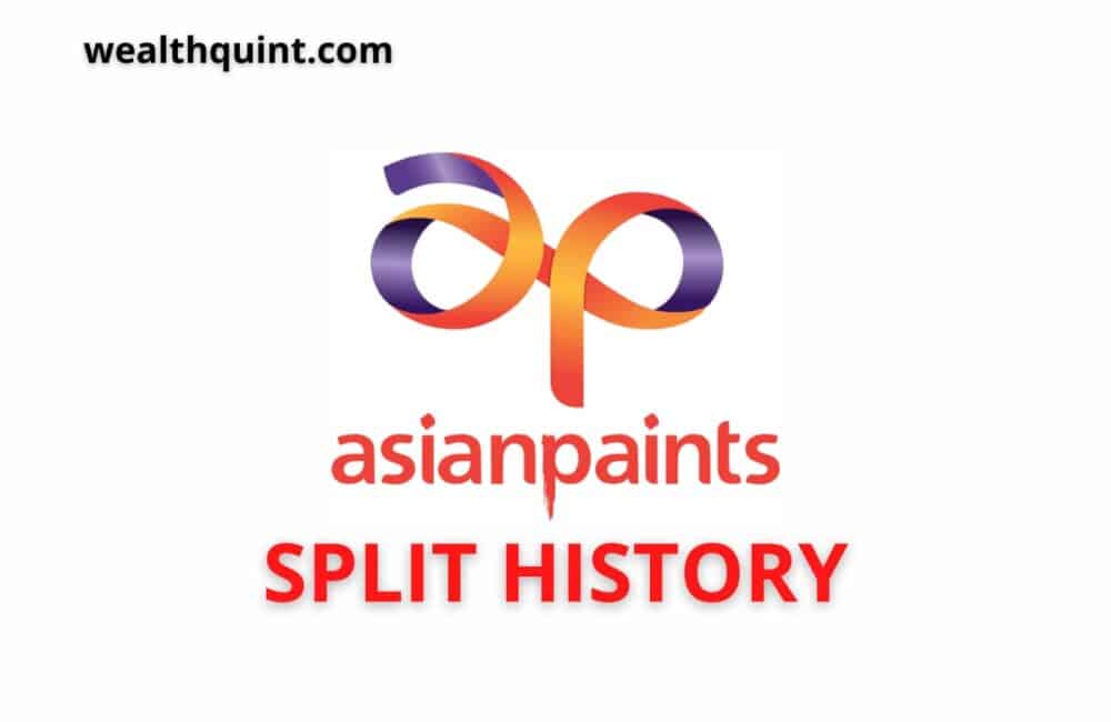 Asian Paints Split History