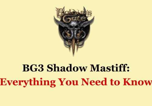 BG3 Shadow Mastiff Everything You Need to Know