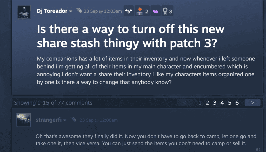 BG3’s Shared Stash: Baldur’s Gate 3 Players Struggling with Inventory Chaos 2 BG3’s Shared Stash