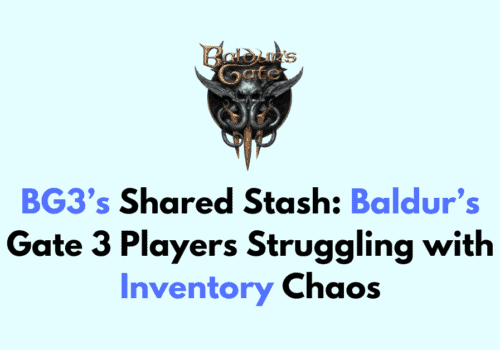BG3s Shared Stash Baldurs Gate 3 Players Struggling with Inventory Chaos