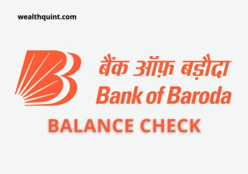 Bank of baroda Balance check