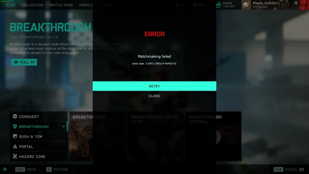 How To Fix Battlefield 2042 Matchmaking Failed 2 Battlefield 2042 Matchmaking Failed