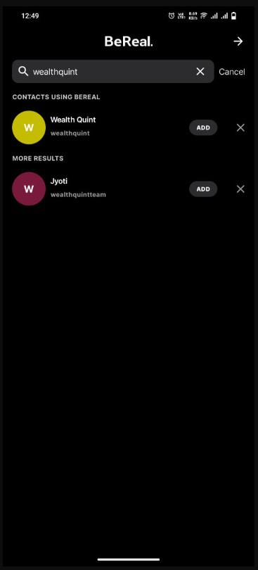 How To Fix BeReal Unadding Friends Glitch 6 BeReal Unadding Friends Glitch friend unadded you