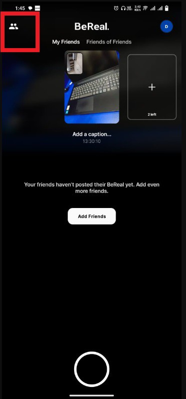 How To Fix BeReal Unadding Friends Glitch 3 BeReal Unadding Friends Glitch two people option