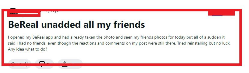 How To Fix BeReal Unadding Friends Glitch 2 BeReal Unadding Friends Glitch