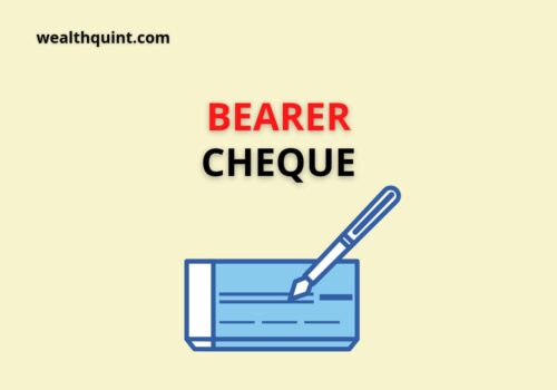 Bearer Cheque