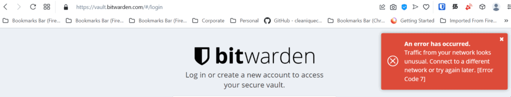 How to Fix Bitwarden Error Code 7 1 Bec7 Bitwarden error code