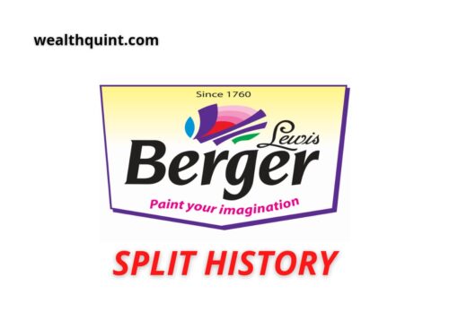 Berger paint Split History