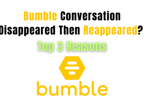 Bumble Conversation Disappeared Then Reappeared? Top 3 Reasons