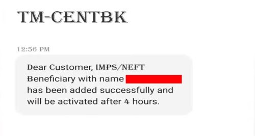 How to Add Beneficiary in Central Bank Of India? 10 CBMAB5