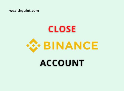 delete Binance account
