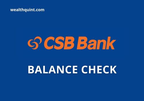 CSB Bank Balance check