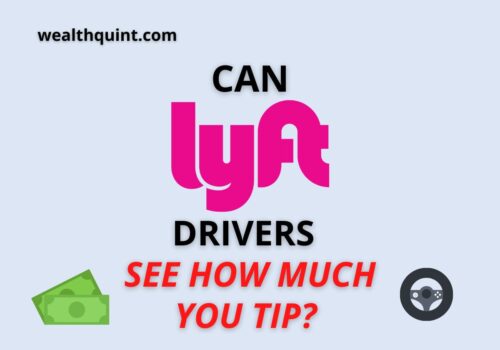 Can Lyft Drivers see how much you tip