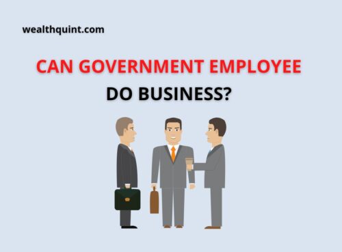 Can government employee do business