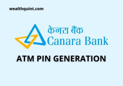 Canara Bank ATM Pin Generation