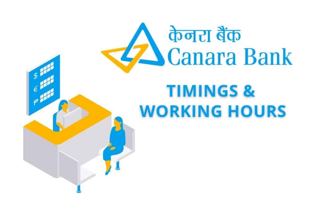 Canara Bank Timings & Working Hours