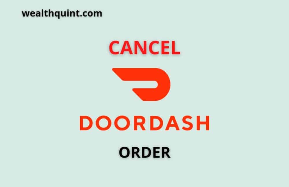 Cancel DoorDash order