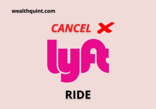 Cancel Lyft ride