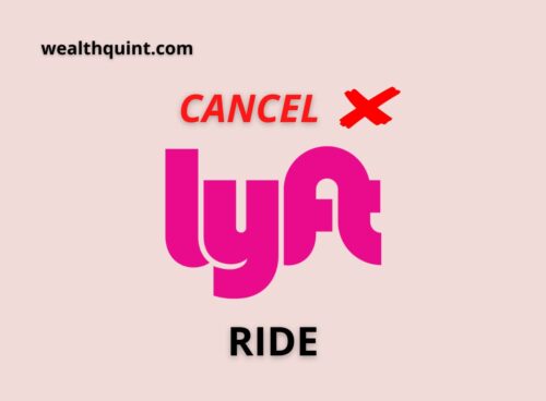 Cancel Lyft ride