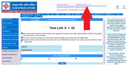 7 Ways To Get CIF Number In Central Bank Of India 2 Central Bank of India Internet Banking CIF Number