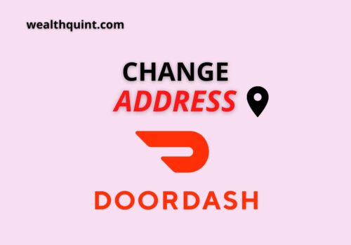 Change Address Doordash
