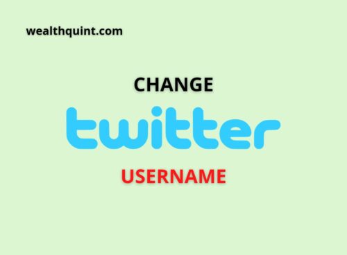 Change Twitter Username