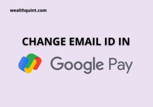 Change email id in google pay