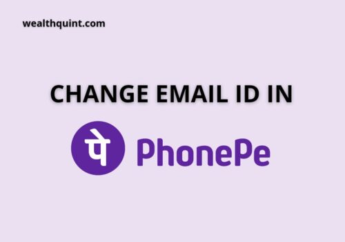 Change email id in phonepe